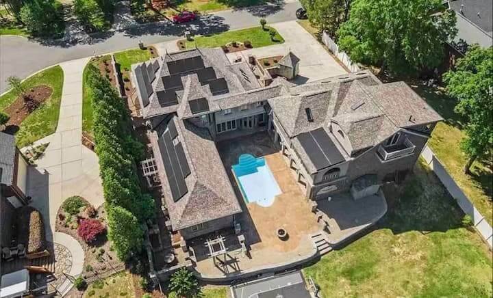 Castle CLT exterior - large group vacation rental near Charlotte, North Carolina