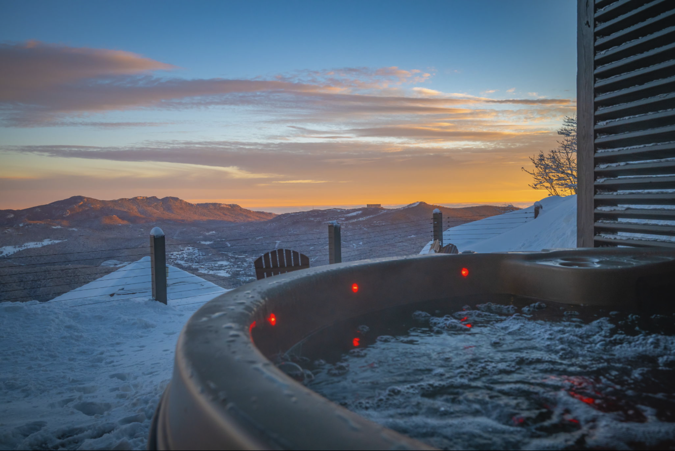 Deck and mountain views