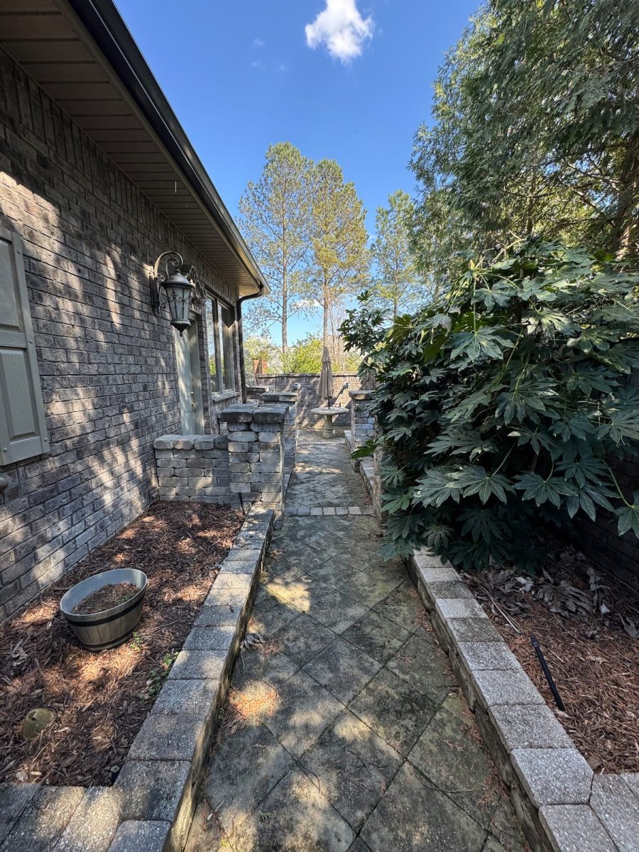 Castle CLT courtyard