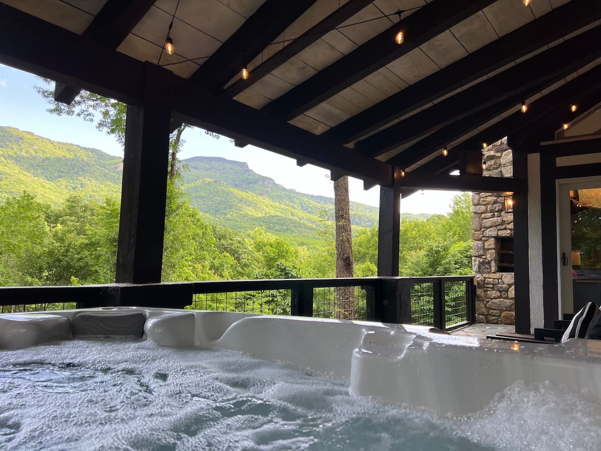 Castle Tower hot tub