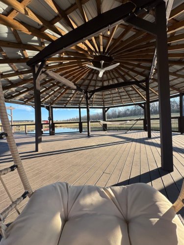 Wicker Branch Farm | Pond Gazebo | Deck