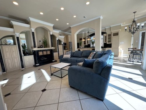 Castle CLT | Pool | Living room1